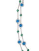 APM Monaco Synthetic Emerald, Synthetic Spinel & Cubic Zirconia Layered Necklace