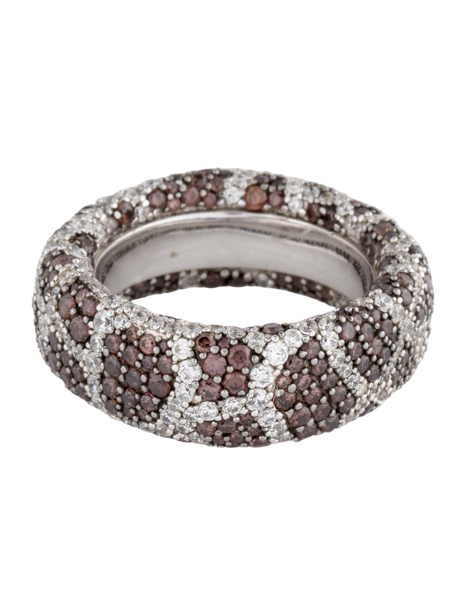 APM Monaco Cubic Zirconia Giraffe Band