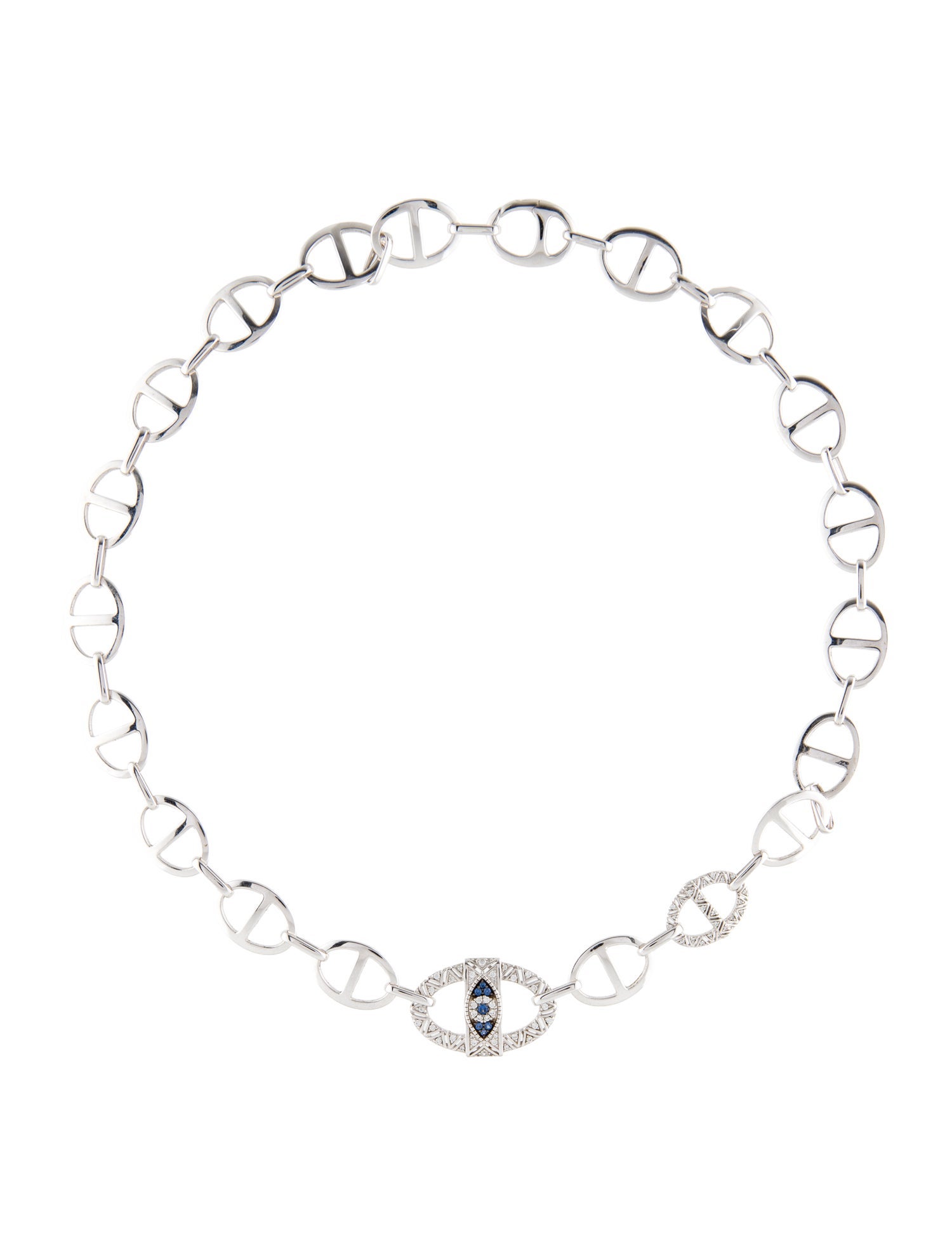 APM Monaco Cubic Zirconia Collar Necklace