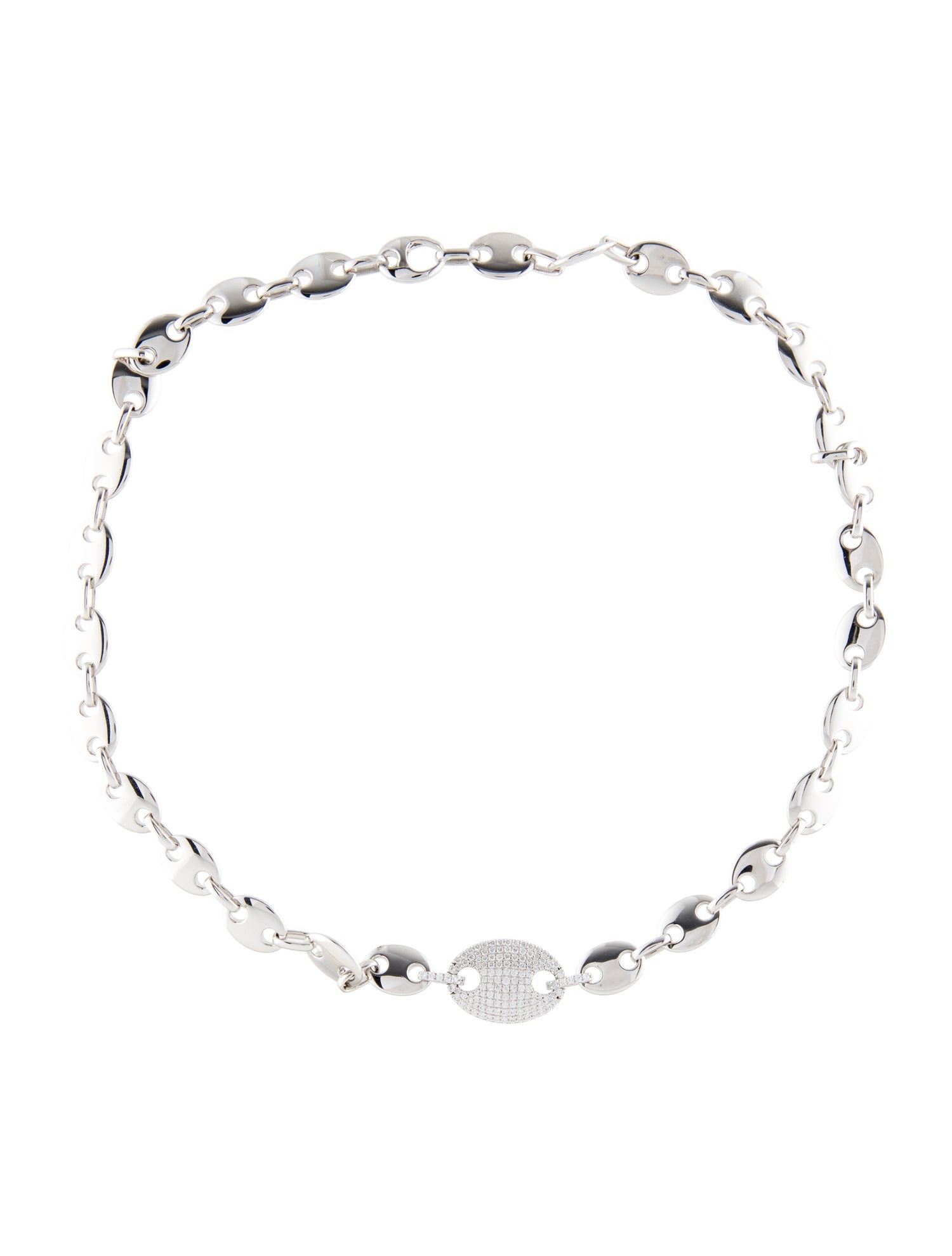 APM Monaco Crystal Collar Necklace