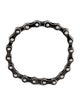 APM Monaco Cubic Zirconia Biker Chain Link Bracelet