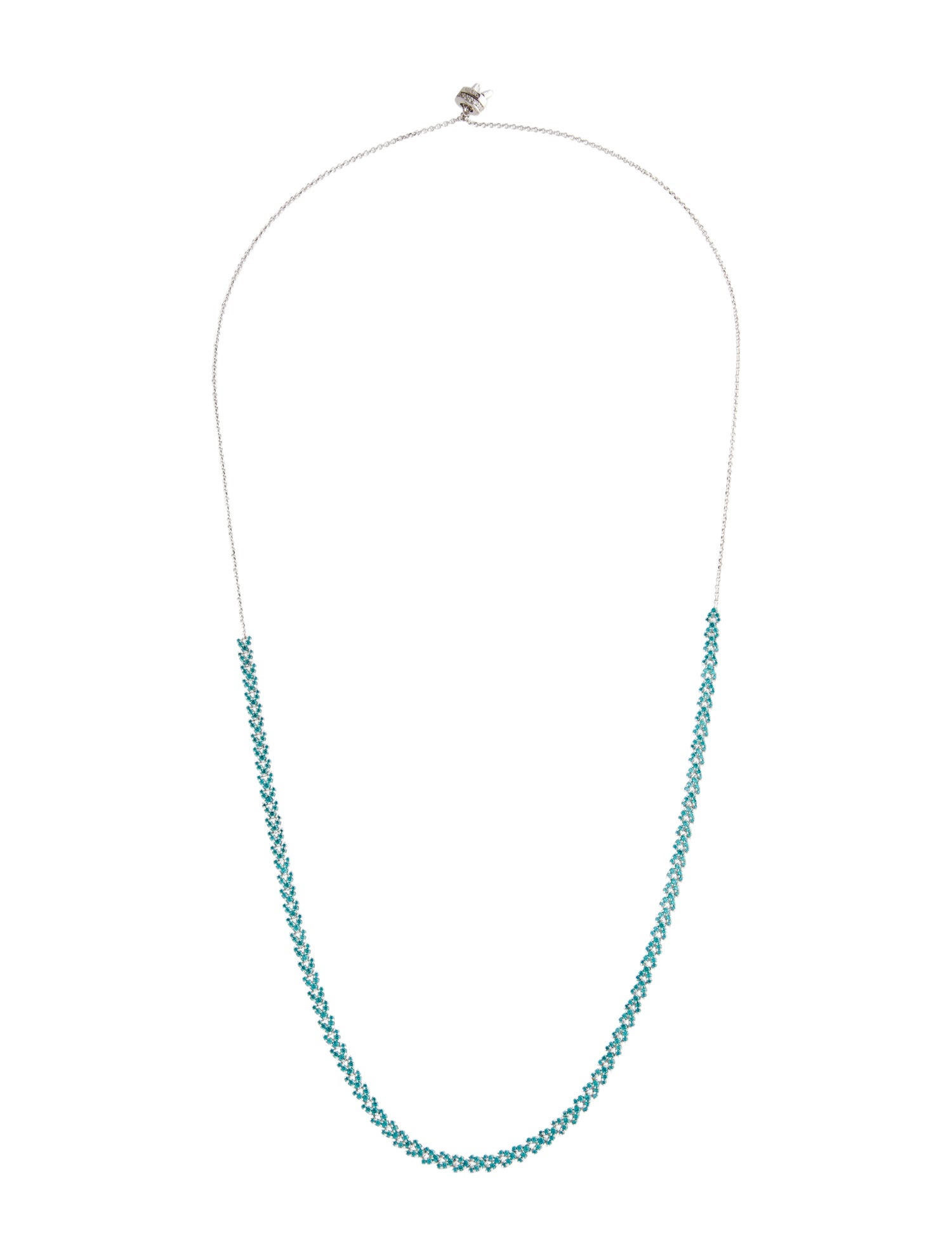 APM Monaco Cubic Zirconia Collar Necklace