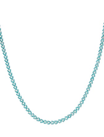 APM Monaco Cubic Zirconia Collar Necklace