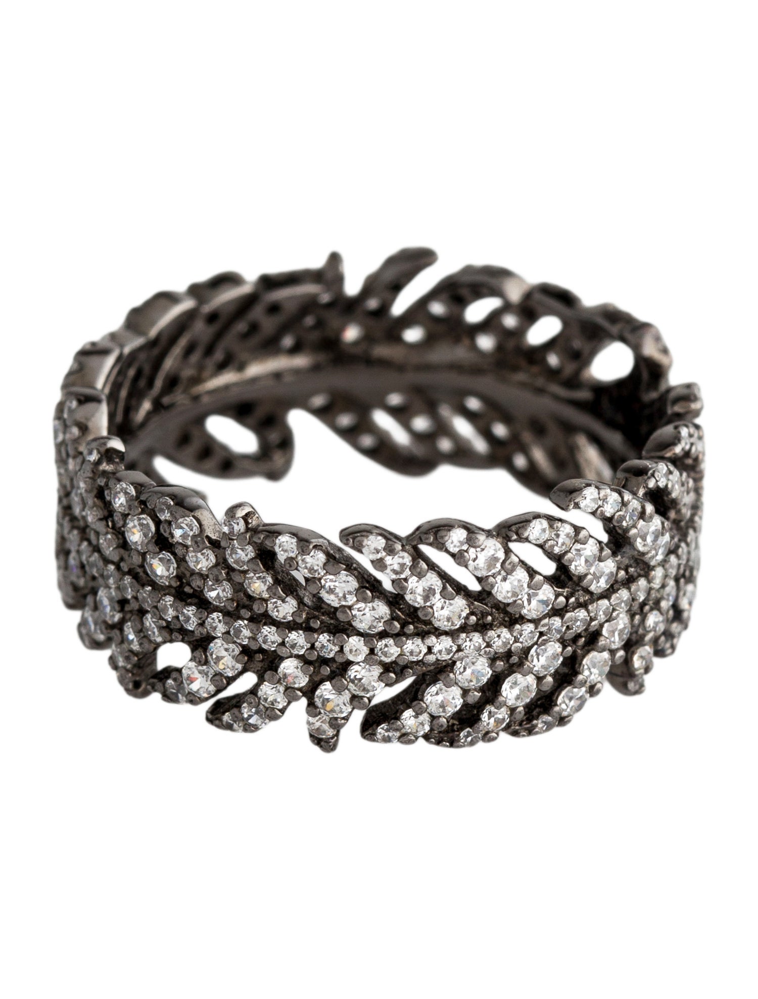 APM Monaco Sprial Leaf Rings