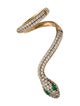 APM Monaco Crystal Kaa Snake Ear Cuff