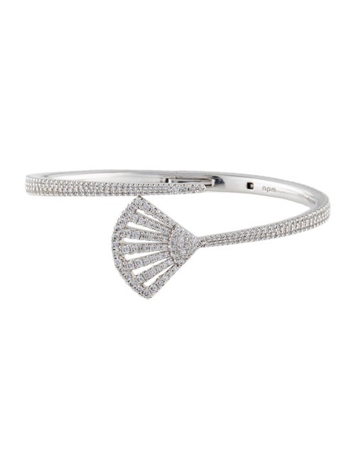 APM Monaco Cubic Zirconia Flamenco Cuff Bracelet