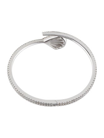 APM Monaco Cubic Zirconia Flamenco Cuff Bracelet