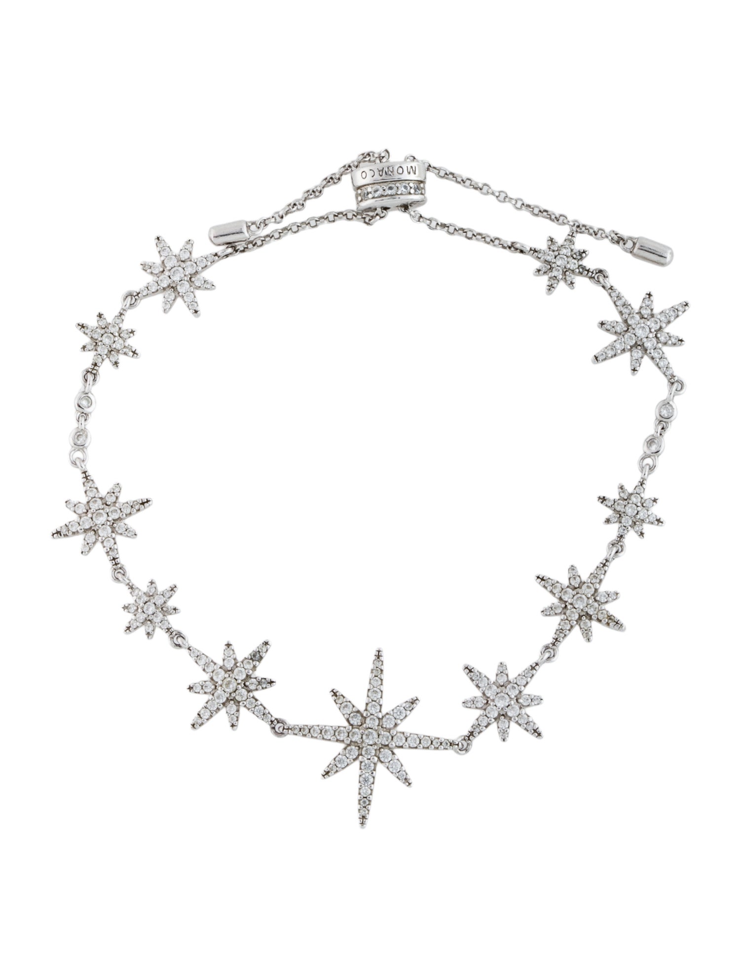 APM Monaco Crystal Multi-Meteorites Adjustable Bracelet