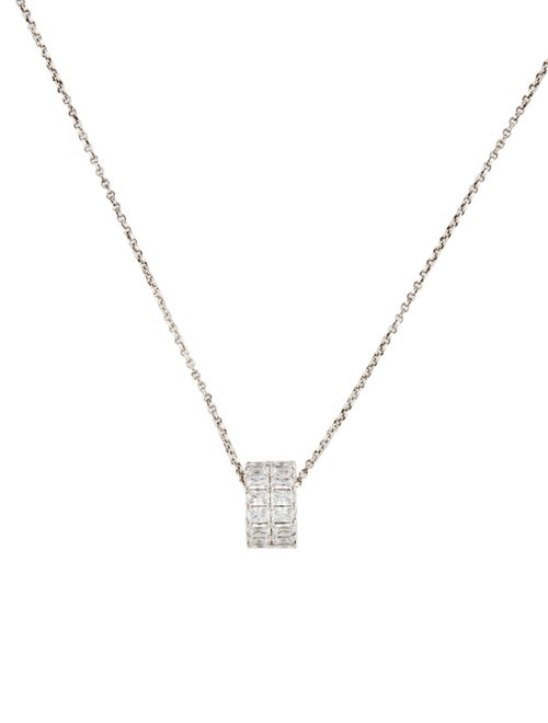 APM Monaco Crystal Loop Pendant Necklace