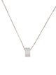 APM Monaco Crystal Loop Pendant Necklace