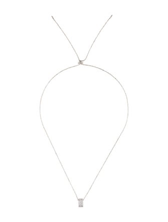 APM Monaco Crystal Loop Pendant Necklace
