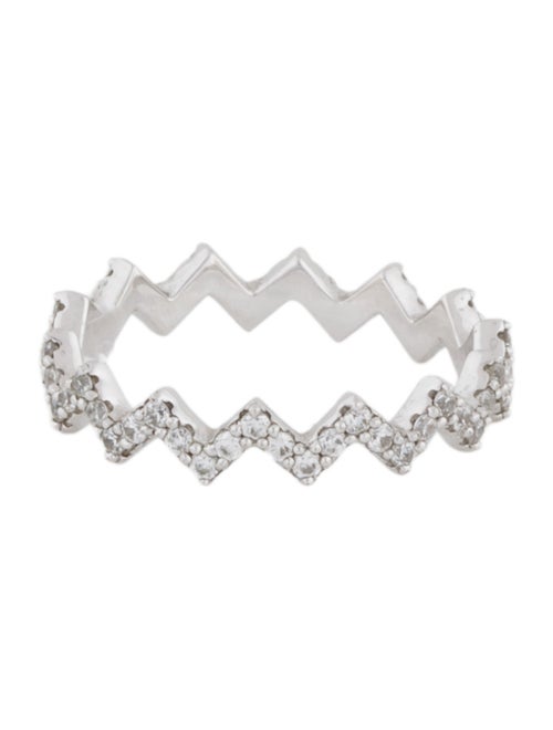 APM Monaco Cubic Zirconia Up & Down Phalanx Ring