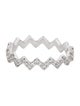 APM Monaco Cubic Zirconia Up & Down Phalanx Ring