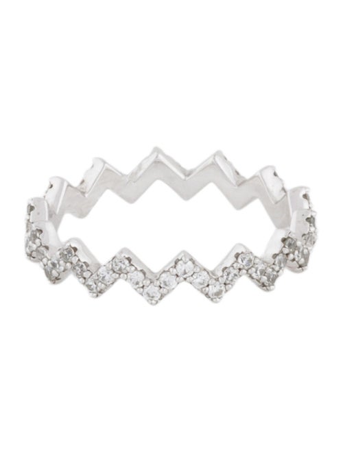 APM Monaco Cubic Zirconia Up & Down Phalanx Ring