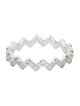 APM Monaco Cubic Zirconia Up & Down Phalanx Ring