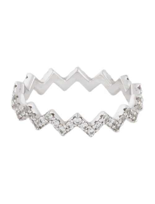 APM Monaco Cubic Zirconia Up & Down Phalanx Ring