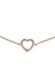 APM Monaco Mother Of Pearl & Cubic Zirconia Heart Link Bracelet
