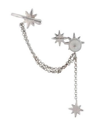 APM Monaco Single Meteorites Statement Drop Ear Cuff Earring