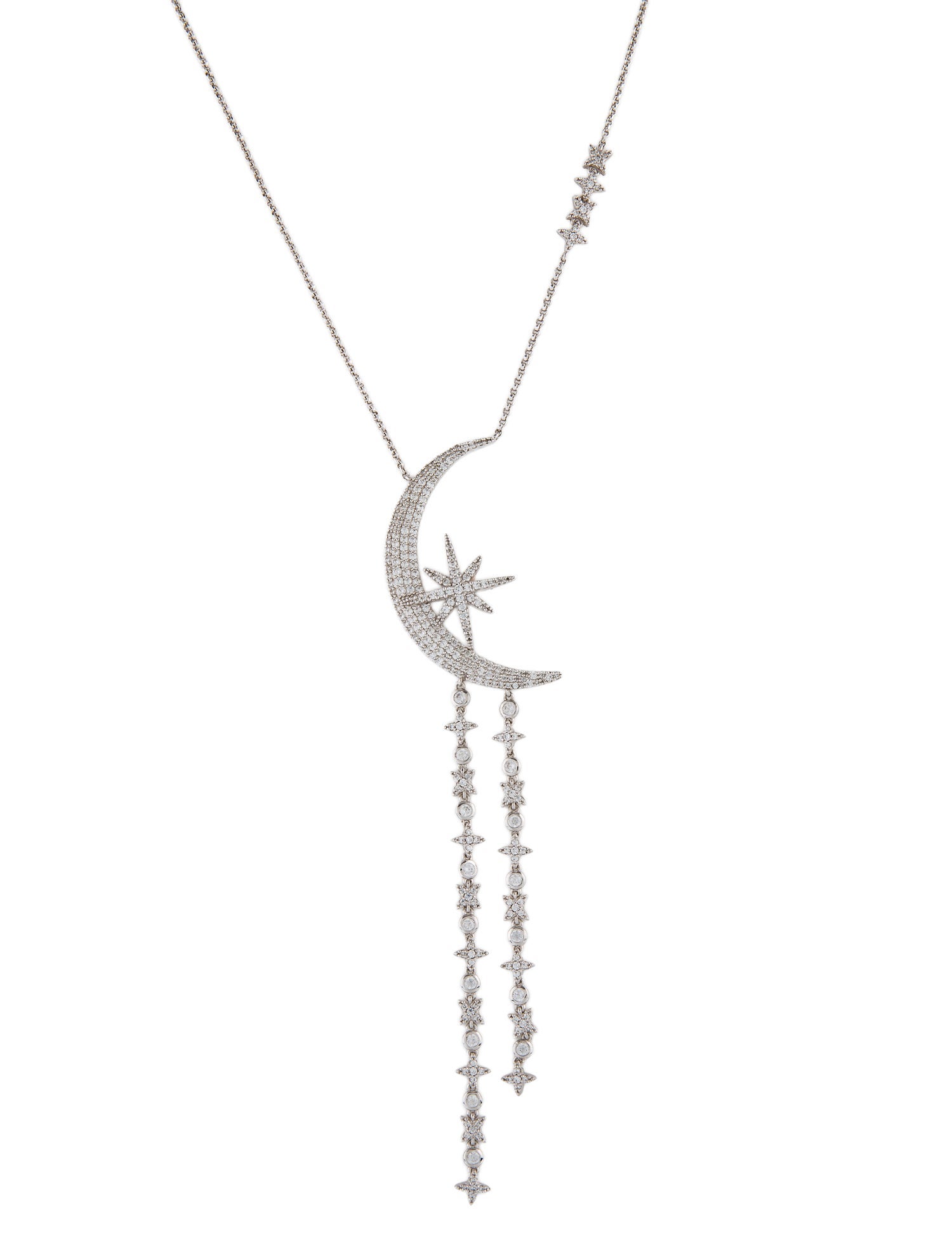 APM Monaco Meteorites Half Moon Pendant Necklace