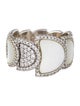 APM Monaco Mother of Pearl & Cubic Zirconia Band