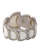APM Monaco Mother of Pearl & Cubic Zirconia Band