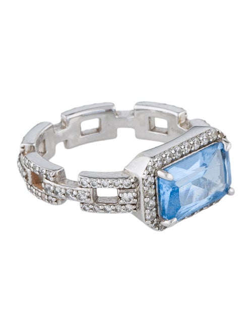 APM Monaco Cubic Zirconia Signet Band