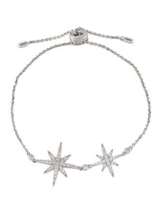 APM Monaco Cubic Zirconia Double Meteorites Link Bracelet