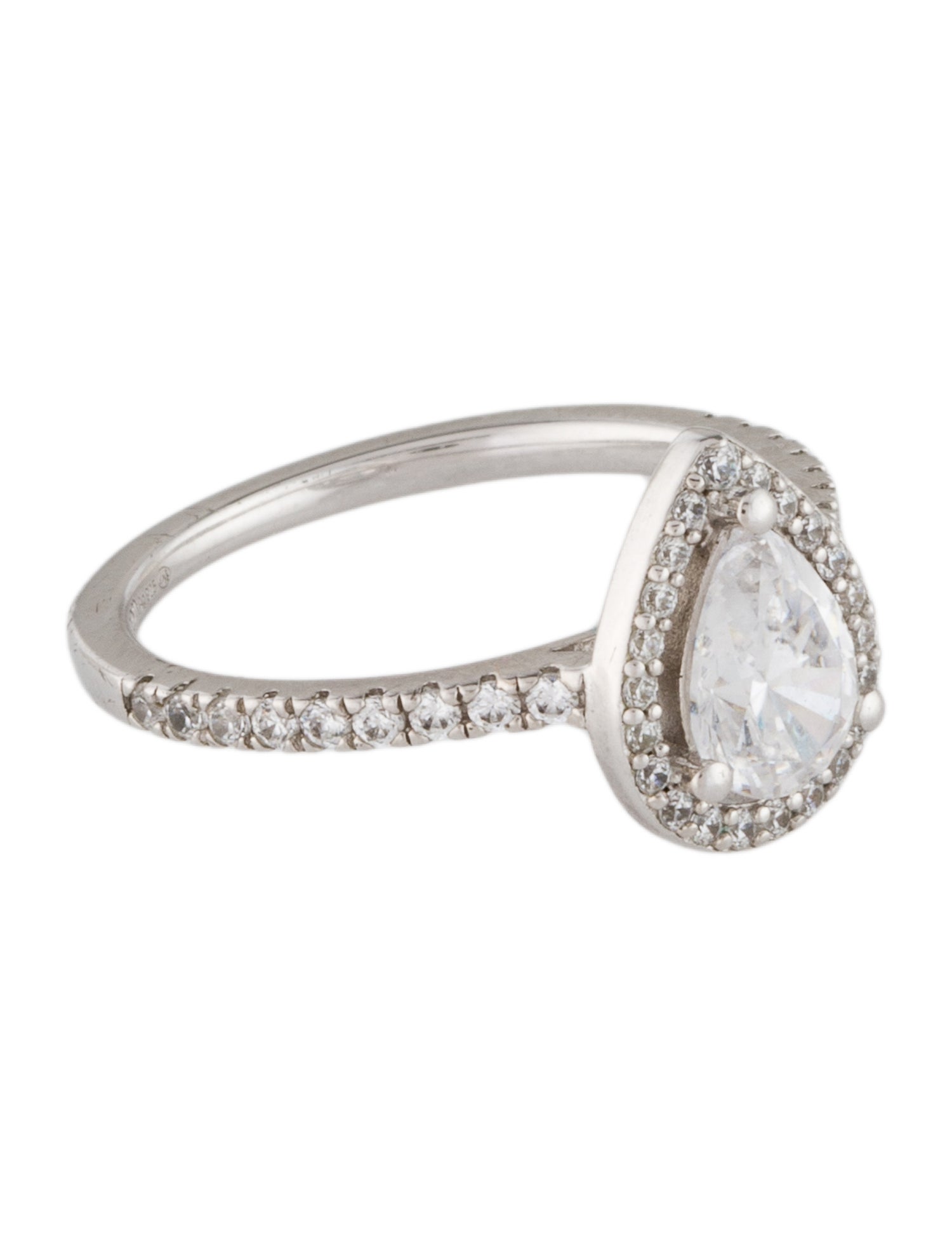 APM Monaco CZ Cocktail Ring