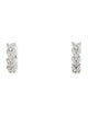 APM Monaco Cubic Zirconia Huggie Earrings