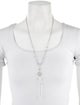 APM Monaco Mother Of Pearl,Pearl & Cubic Zirconia Adjustable Lavalier Necklace