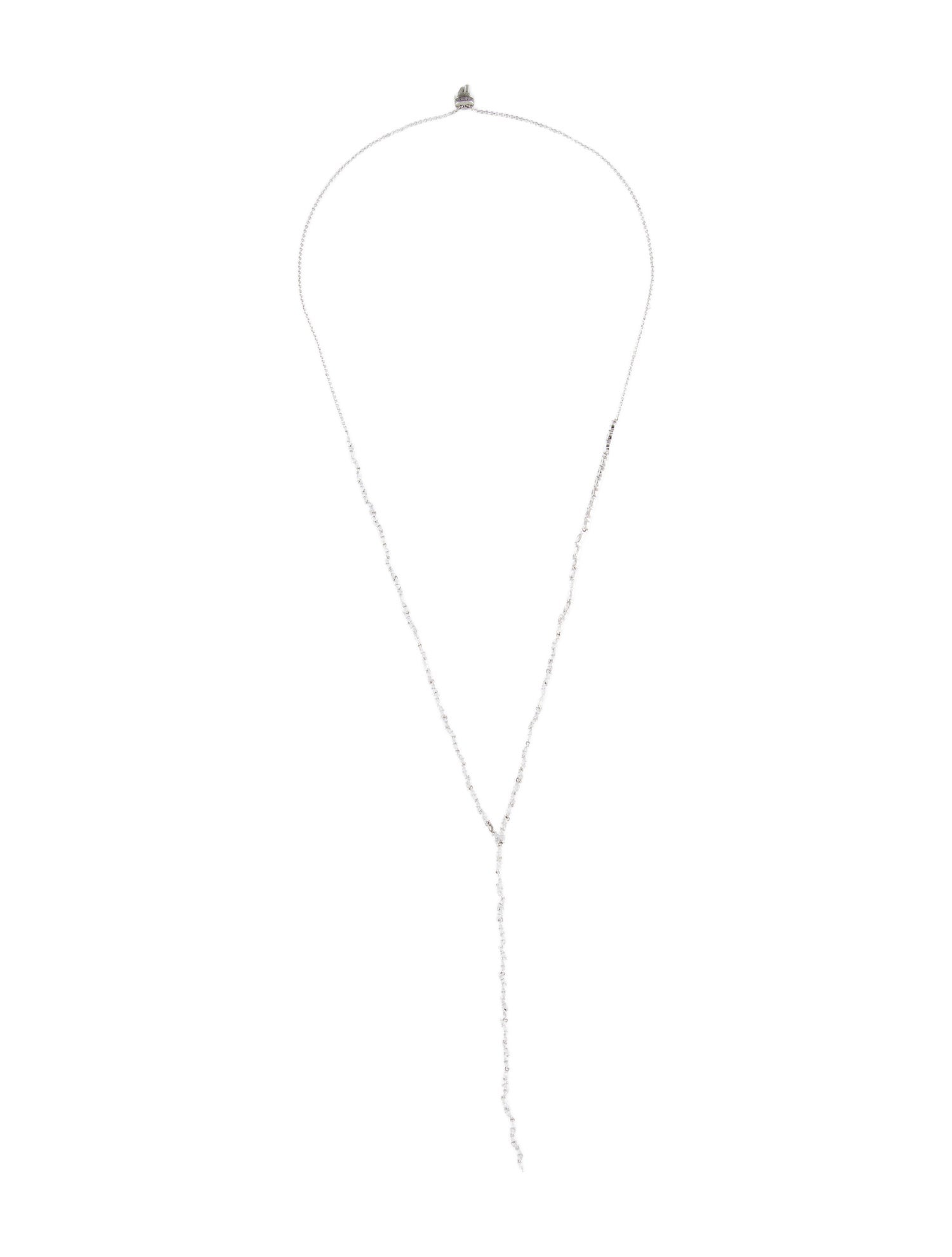 APM Monaco Cubic Zirconia Adjustable Lavalier Necklace