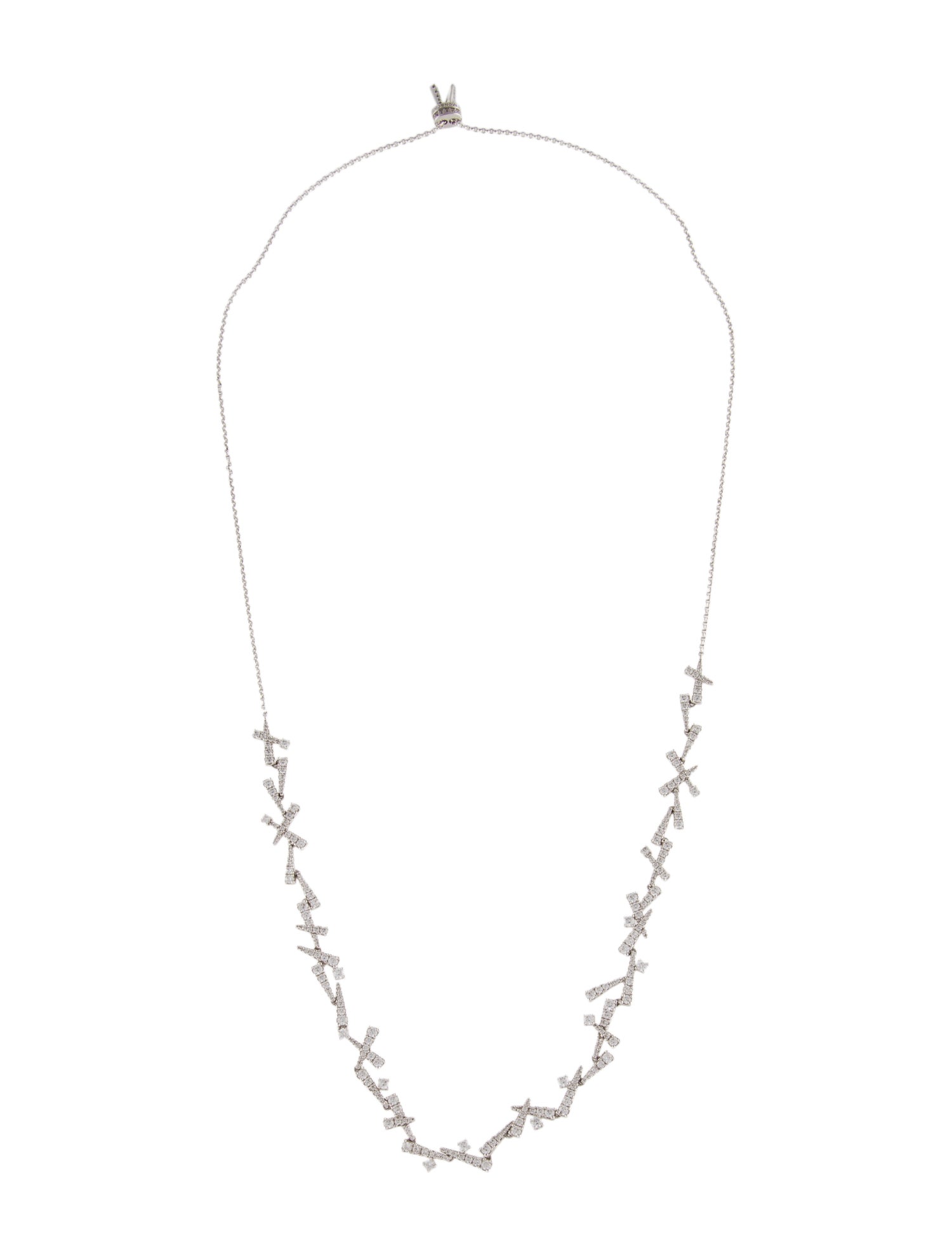 APM Monaco Cubic Zirconia Festival Adjustable Necklace