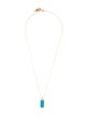 APM Monaco Dyed Magnesite & Cubic Zirconia Pendant Necklace