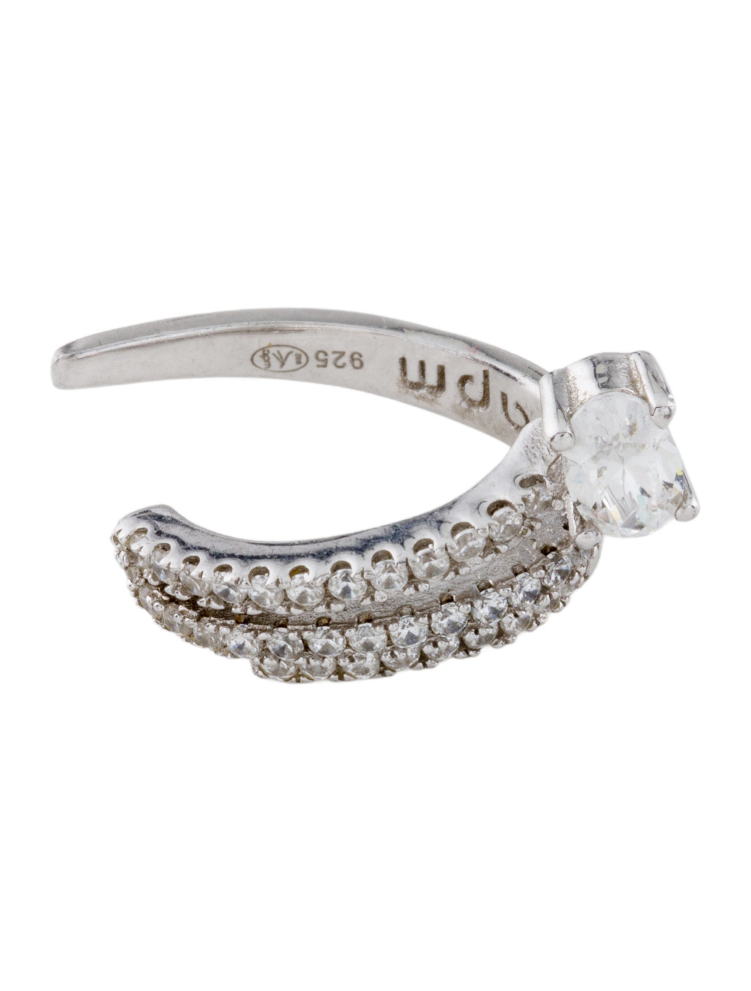 APM Monaco Crystal Ear Cuff