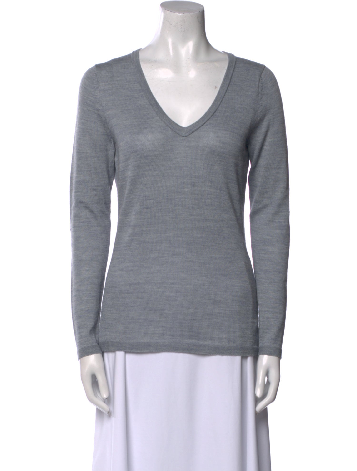 Alicia Adams Alpaca Baby Alpaca V-Neck T-Shirt w/ Tags