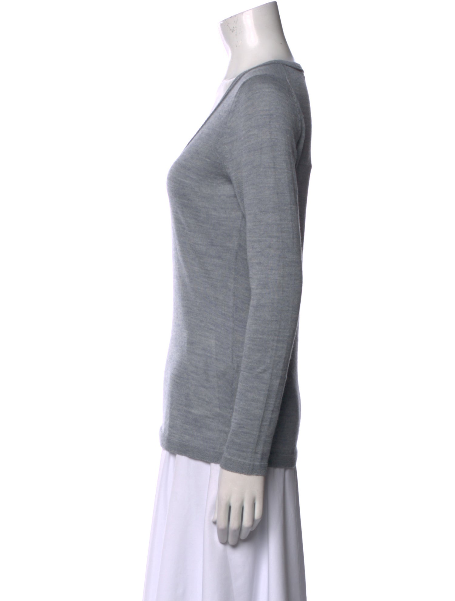 Alicia Adams Alpaca Baby Alpaca V-Neck T-Shirt w/ Tags