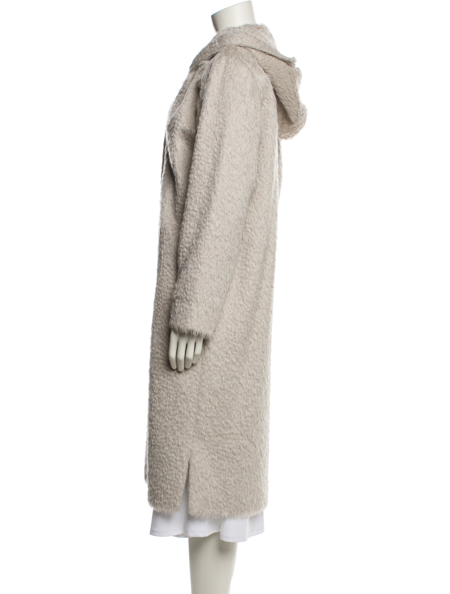 Alicia Adams Alpaca Faux Fur Coat