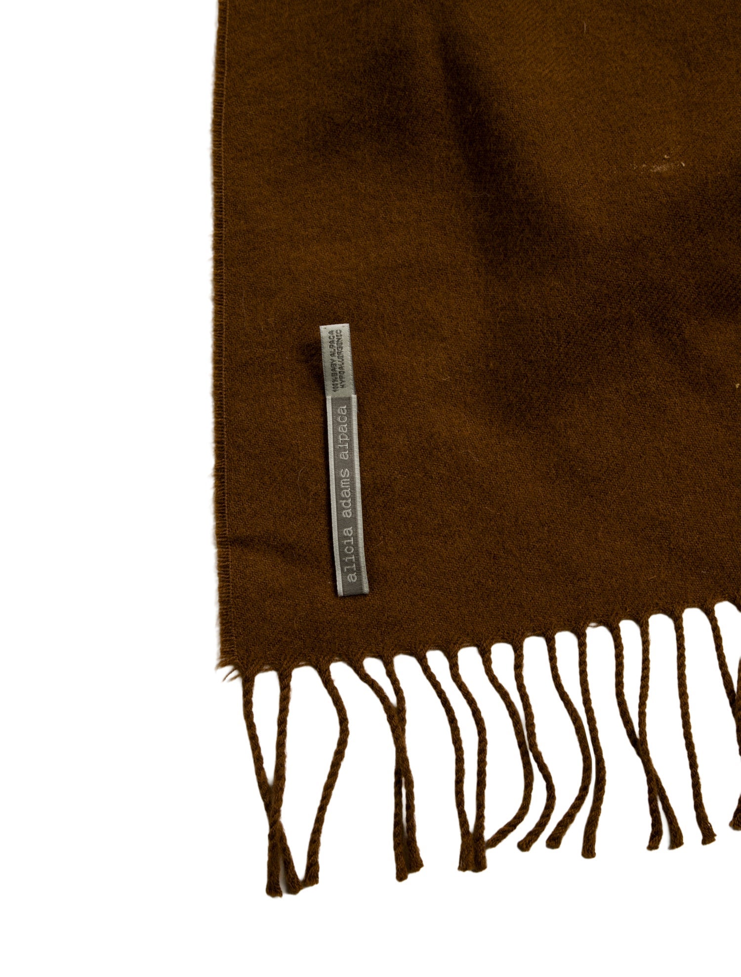 Alicia Adams Alpaca Fringe Throw Blanket