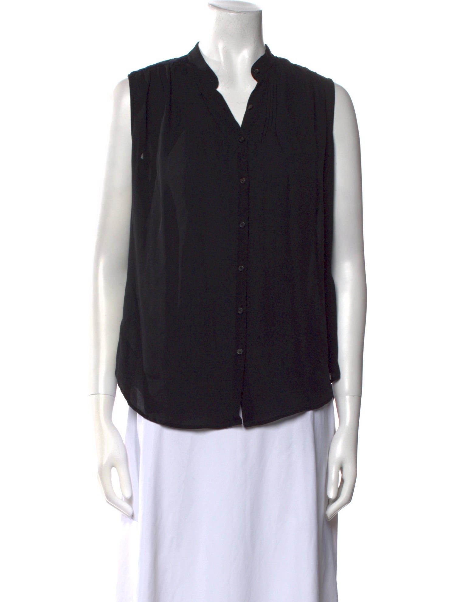 Les Aperizes Silk V-Neck Blouse