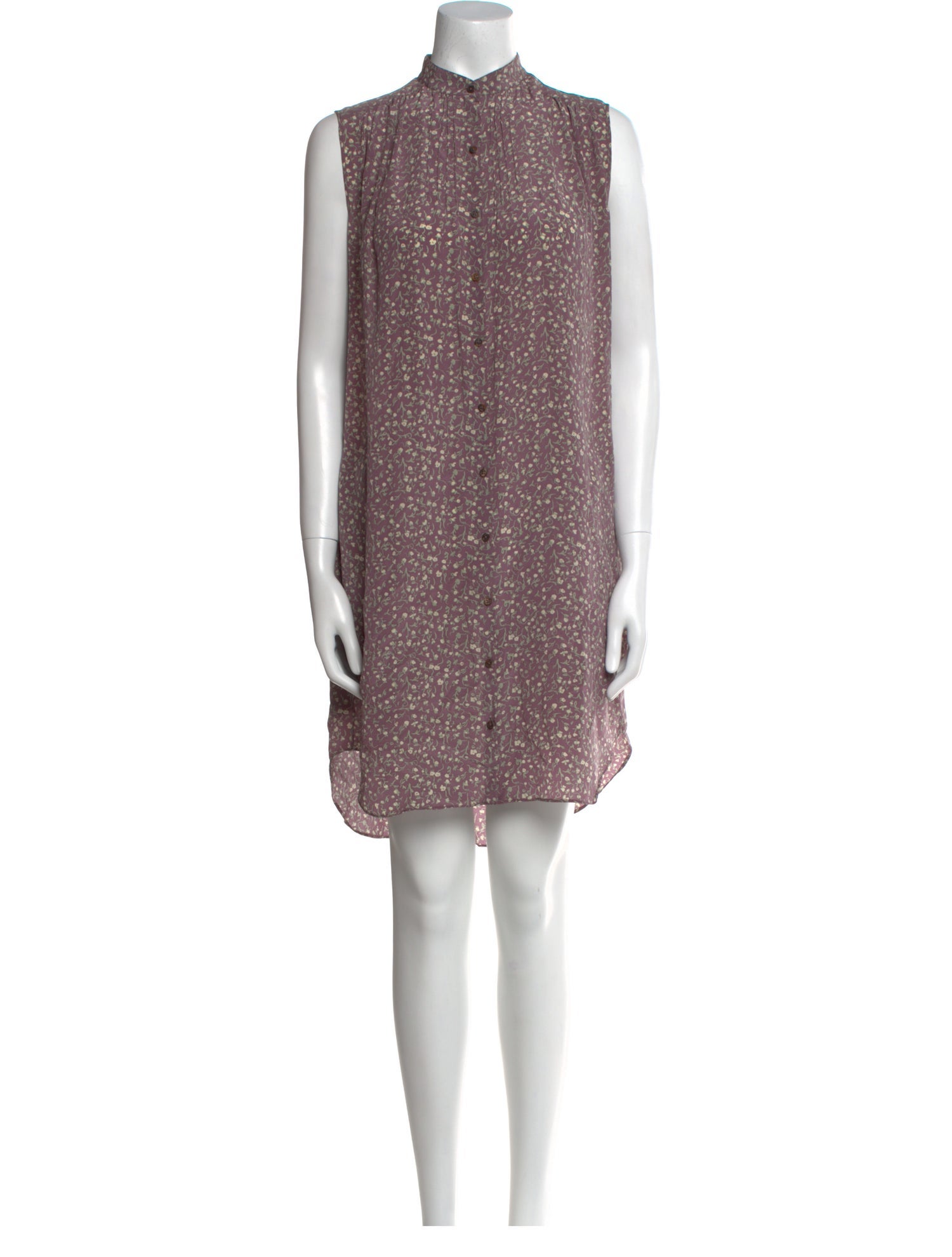 Les Aperizes Silk Knee-Length Dress