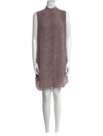 Les Aperizes Silk Knee-Length Dress