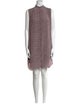 Les Aperizes Silk Knee-Length Dress