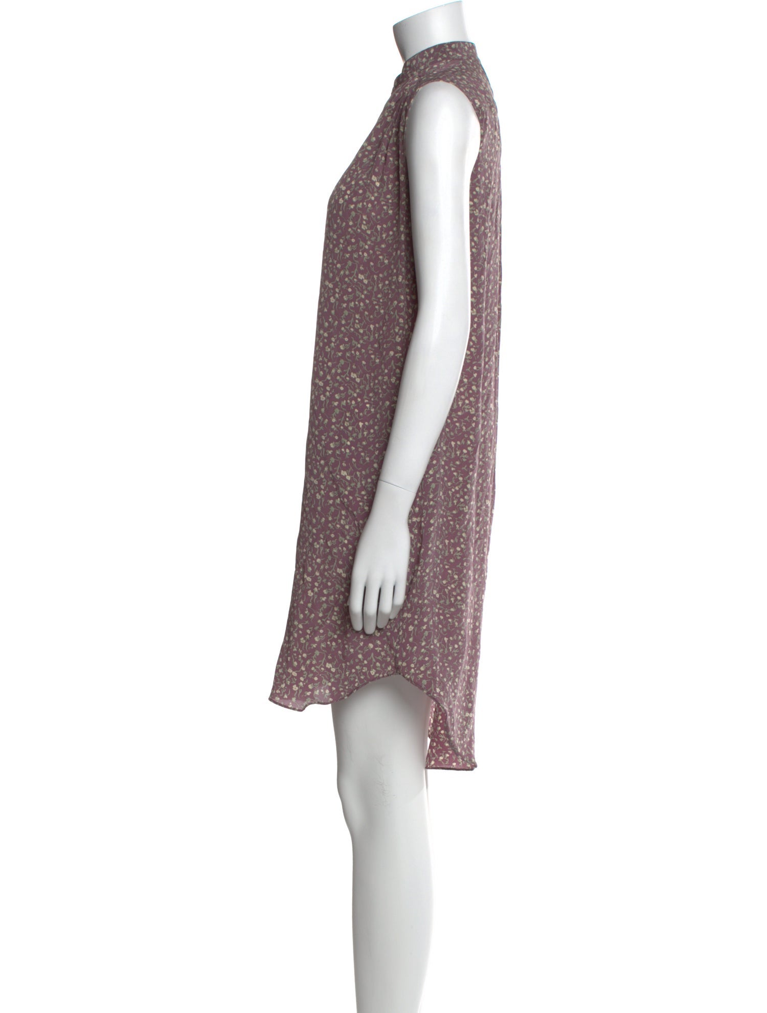 Les Aperizes Silk Knee-Length Dress