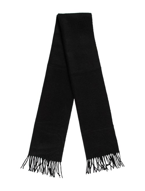 Aquascutum Cashmere Knit Scarf black