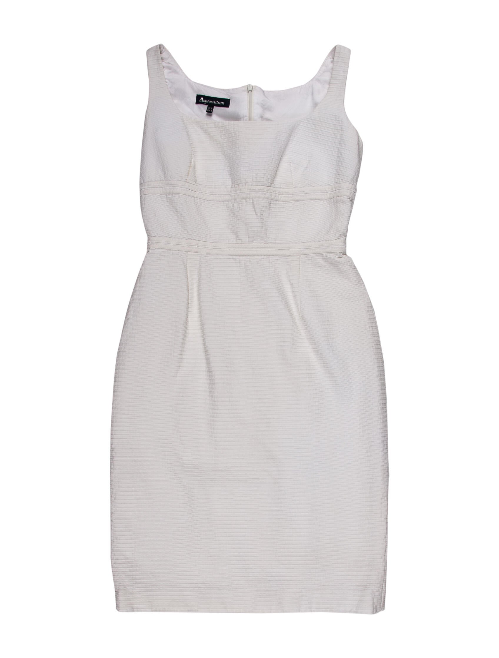 Aquascutum Square Neckline Mini Dress