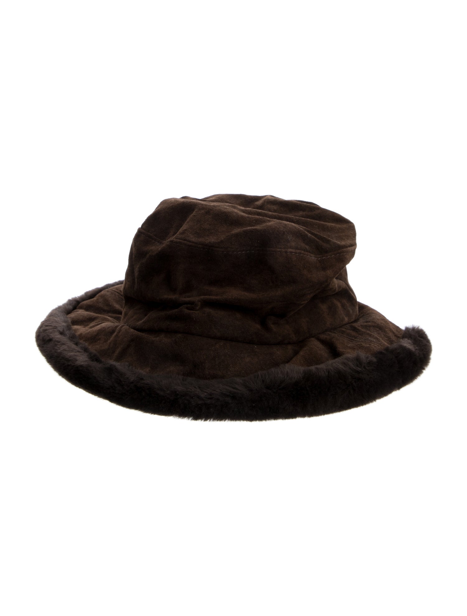 Aquascutum Faux Fur Trimmed Bucket Hat