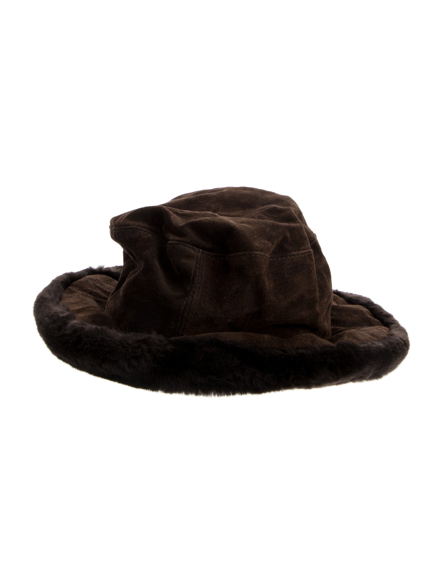 Aquascutum Faux Fur Trimmed Bucket Hat