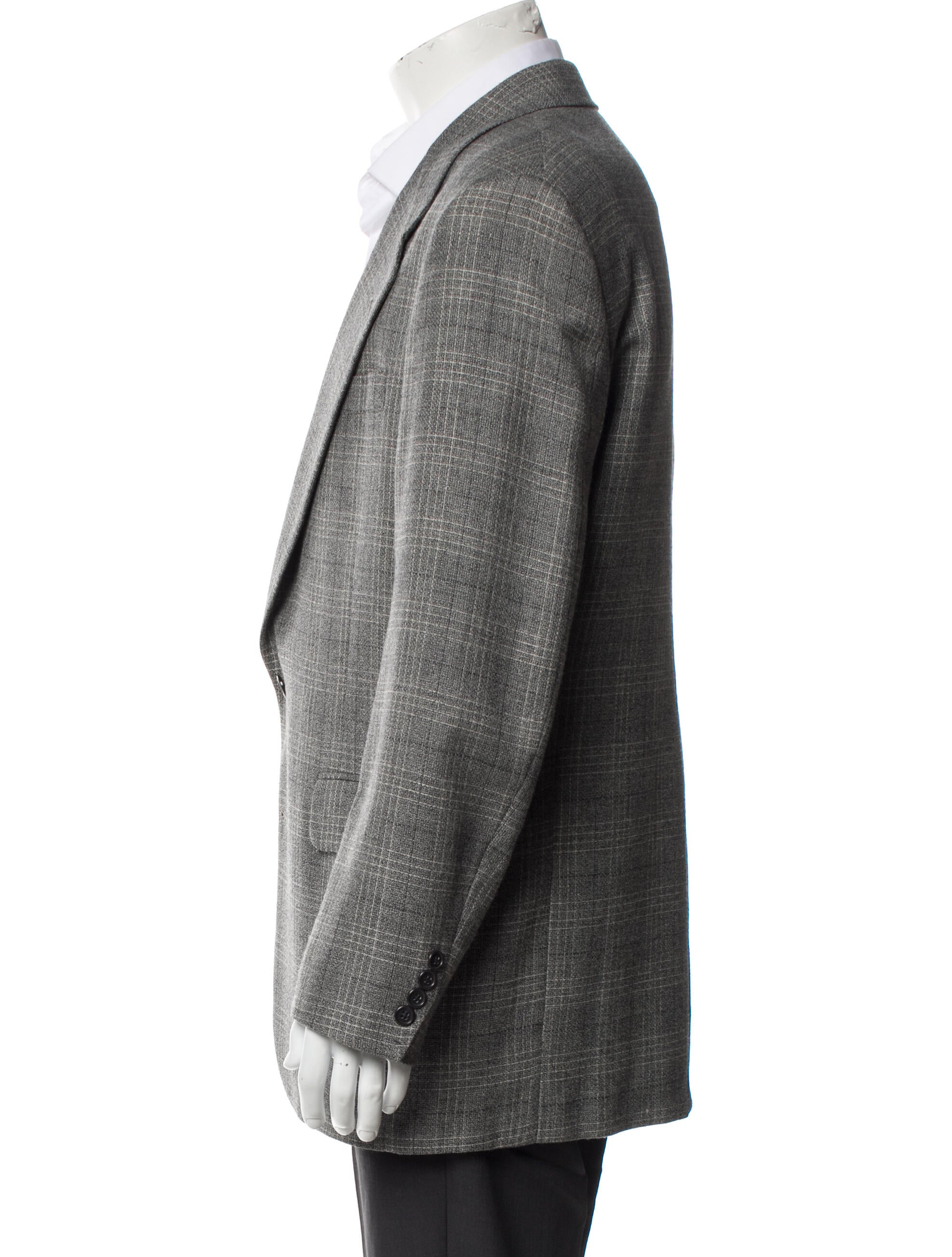 Aquascutum Plaid Print Blazer