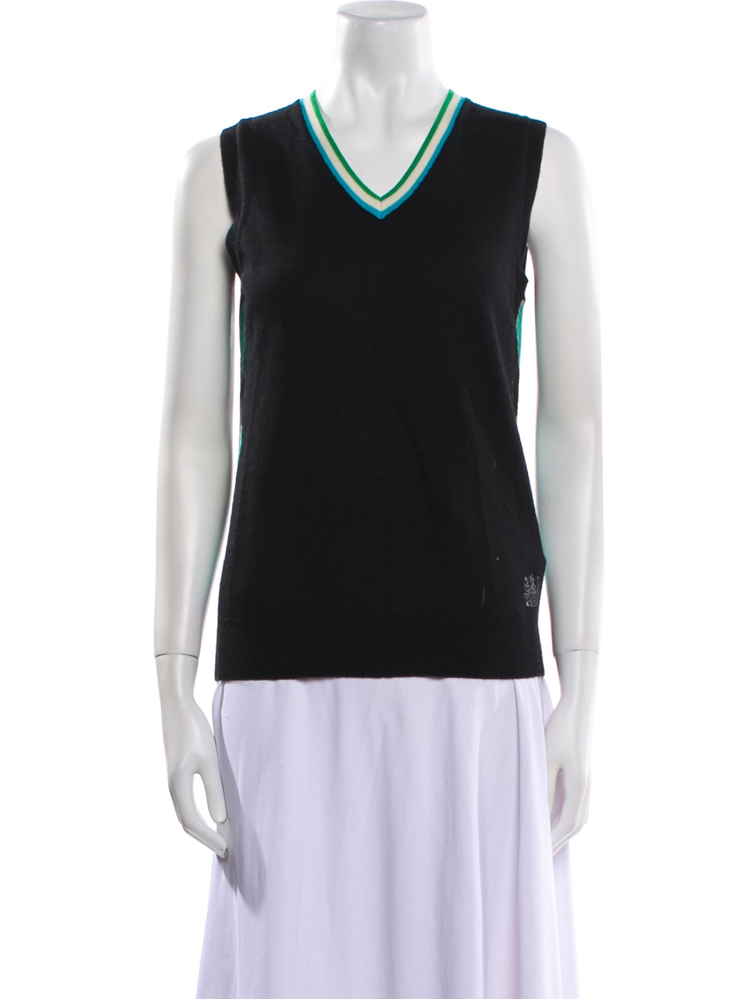 Aquascutum Wool V-Neck Sweater