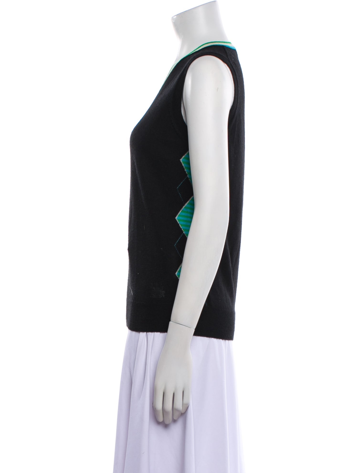 Aquascutum Wool V-Neck Sweater